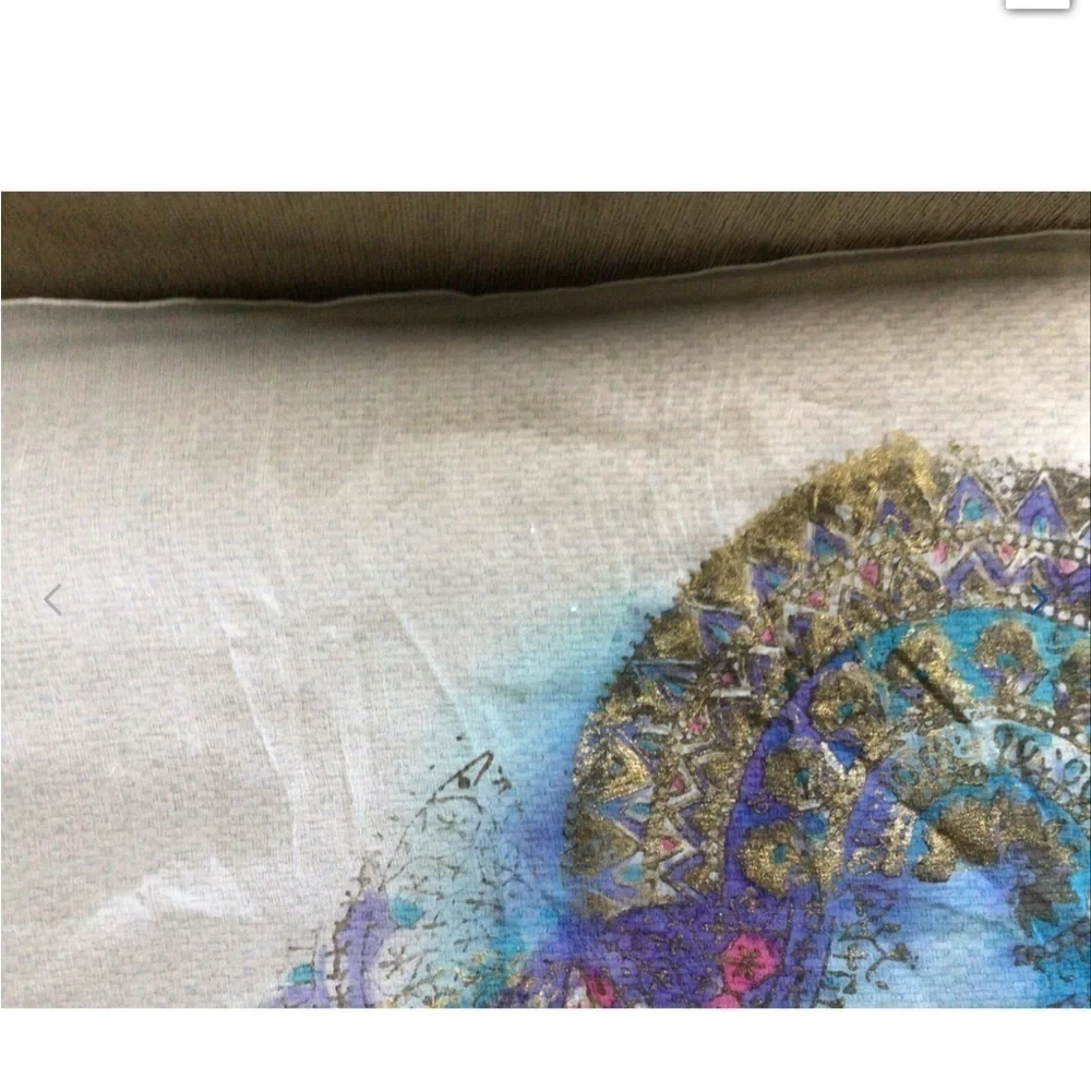 Sabina Fay Braxton large silk scarf